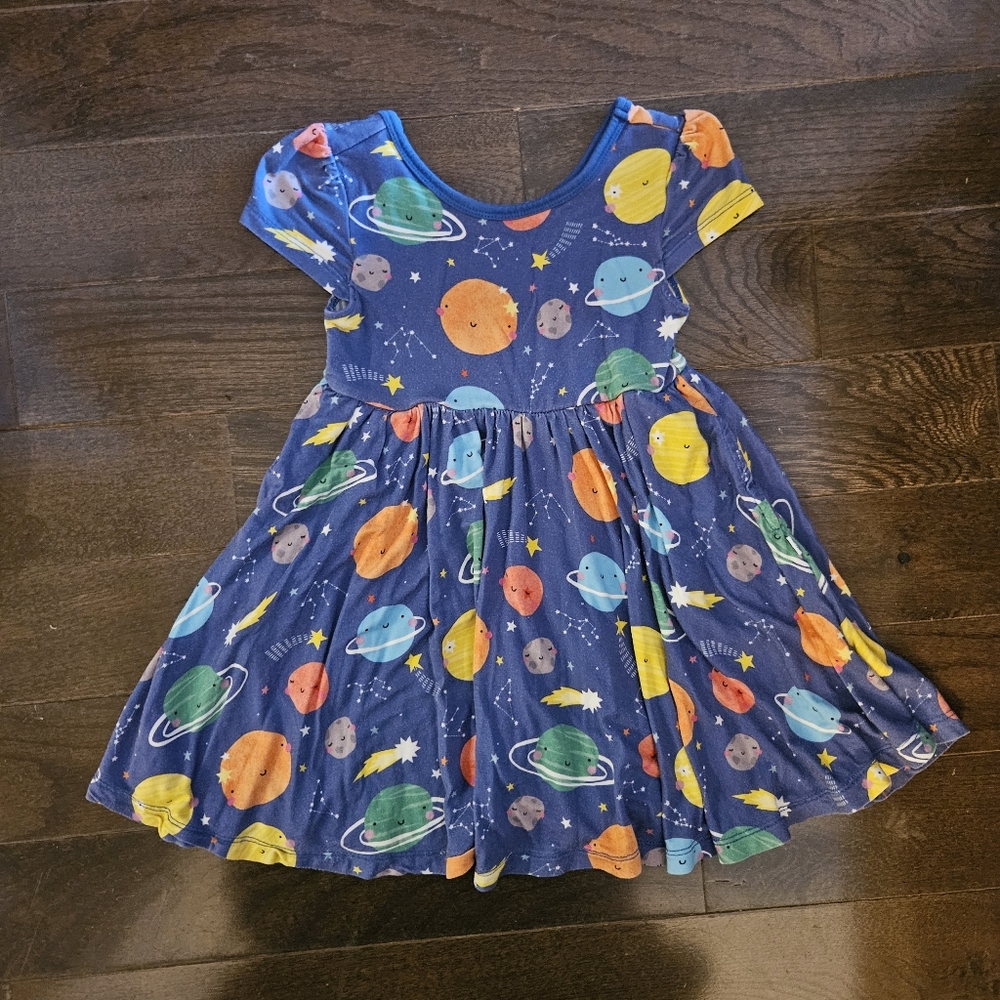 Little Sleepies "Sleepy Galaxy" Twirl Dress 2t